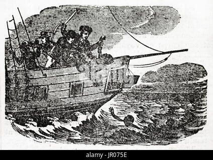 The Slave Ship - Slavers throwing overboard the Dead and Dying â ...