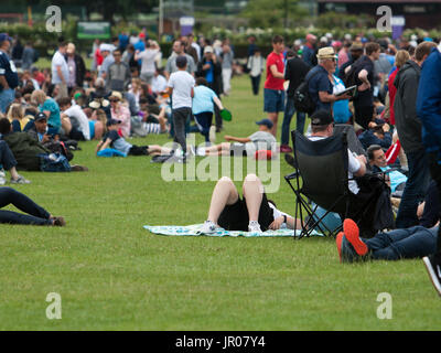 Queues and scenes around first day of Wimbledon.  Featuring: Atmosphere, View Where: London, United Kingdom When: 03 Jul 2017 Credit: Wheatley/WENN Stock Photo