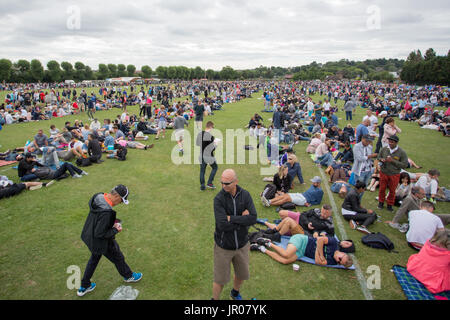 Queues and scenes around first day of Wimbledon.  Featuring: Atmosphere, View Where: London, United Kingdom When: 03 Jul 2017 Credit: Wheatley/WENN Stock Photo