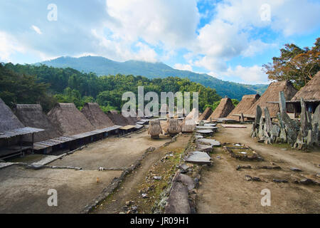 bena traditional village flores Stock Photo