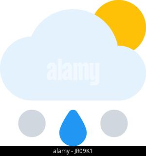 freezing rain day Stock Vector