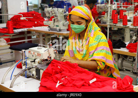 Ready-made garment workers participate in a fire fighting training ...