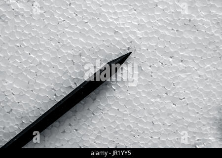 Dark Green colored crayon isolated on white. Stock Photo