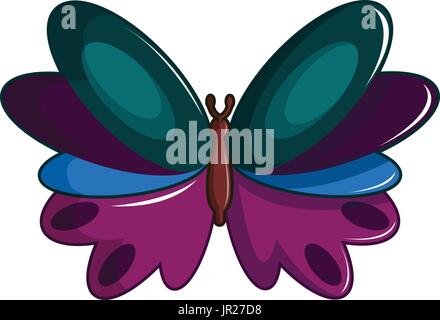Butterfly demophoon icon, cartoon style Stock Vector
