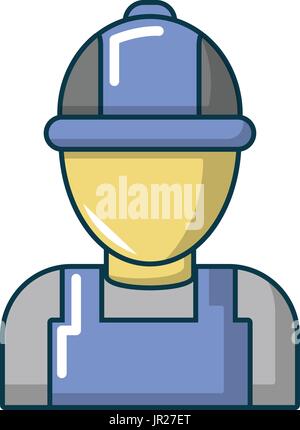 Auto car mechanic icon, cartoon style Stock Vector