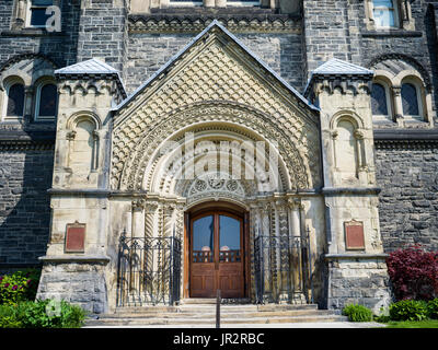 Main Building Of University College, University Of Toronto; Toronto, Ontario, Canada Stock Photo