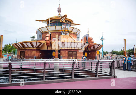 CHIBA, JAPAN: Port Discovery attraction area in Tokyo Disneysea located in Urayasu, Chiba, Japan Stock Photo