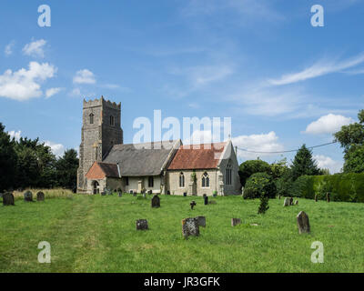 St Botolphs church at Iken on the Suffolk church Stock Photo