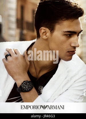 2010s UK Emporio Armani Magazine Advert Stock Photo Alamy