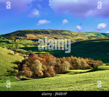 An autumn view of the Swaledale landscape in Yorkshire, England Stock Photo