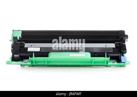 Laser printer cartridge isolated Stock Photo