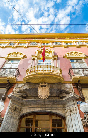 Ancient buildings in Cartegena Spain Stock Photo