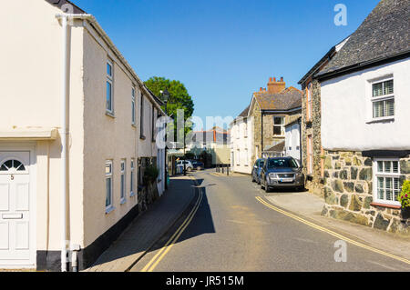 Mullion village, Cornwall, UK Stock Photo