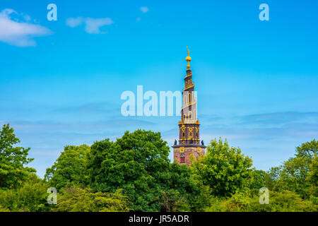 Church of our Savior in Copenhagen Denmark Stock Photo