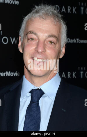 Jeff Pinkner attends 'The Dark Tower' New York premiere at Museum of Modern Art on July 31, 2017 in New York City. Stock Photo