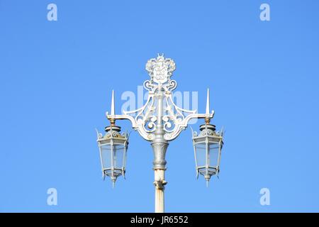 Ornate street lamps brighton Stock Photo