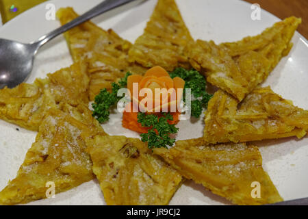 chinese style pumpkin cake Stock Photo