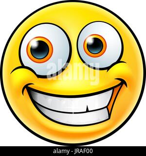 Happy smiley emoticon face Stock Vector Image & Art - Alamy