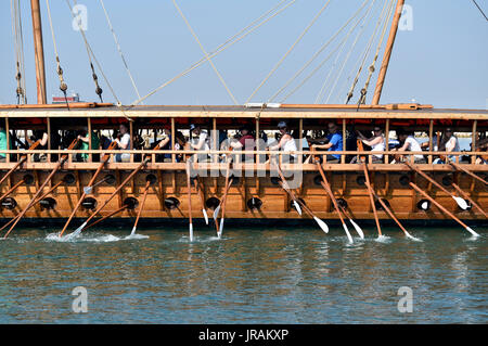 Ancient trireme Olympias underway Stock Photo - Alamy