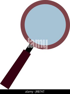 magnifying glass checkered business instrument Stock Vector