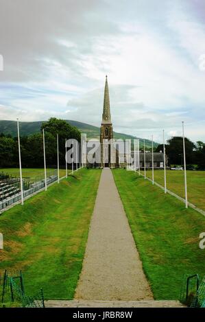 St Johns Church, St. Johns, Isle of Man Stock Photo