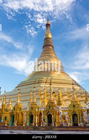 Shwedagon Pagoda in Yangon, Myanmar. Stock Photo