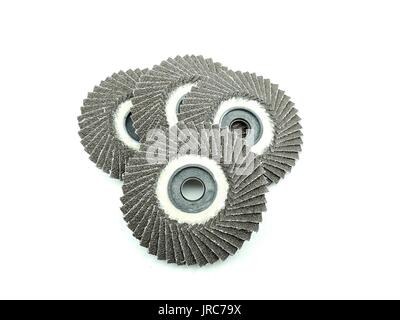 grinding wheel on isolated Stock Photo