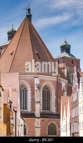 Minster of Ingolstadt (Bavaria, Germany) called Liebfrauenmünster. Stock Photo