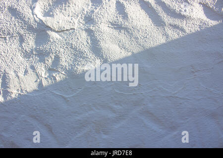 White wall. Spanish style. White wall and shadow. Stock Photo