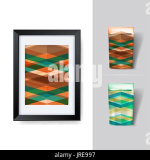 Mockup template for branding and product designs. Isolated realistic plastic flow pack with unique design. Easy to use for advertising branding and ma Stock Vector