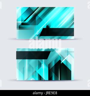 Abstract blank name card template for business artwork. eps 10 Stock Vector