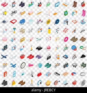 100 internet marketing icons set Stock Vector