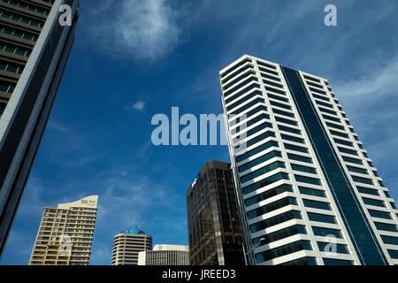 High-rise office buildings, Auckland, North Island, New Zealand Stock Photo