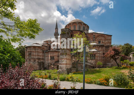 Rear view of The Church of the Holy Saviour in Chora ,Istanbul,Turkey Stock Photo