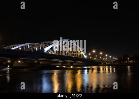 maqta bridge at night Stock Photo