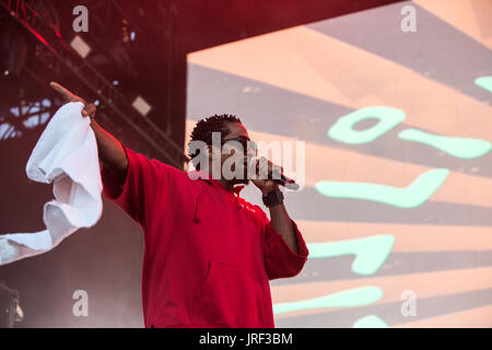 A Tribe Called Quest performing their final New York City show at Panorama in New York City Stock Photo