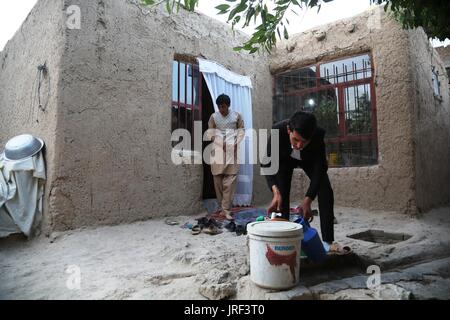 Kabul, Afghanistan. 2nd Aug, 2017. Mohammad Reza Rafat speaks during an ...