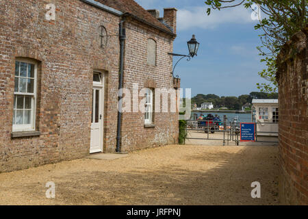 Part of the National Trust centre on Brownsea Island in Poole Harbour, Dorset, England, UK Stock Photo