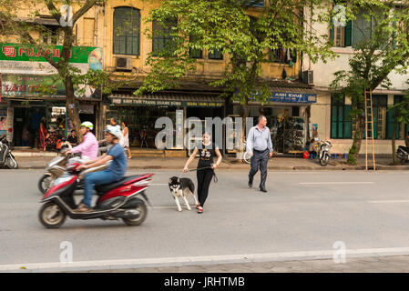 Hanoi city centre Stock Photo