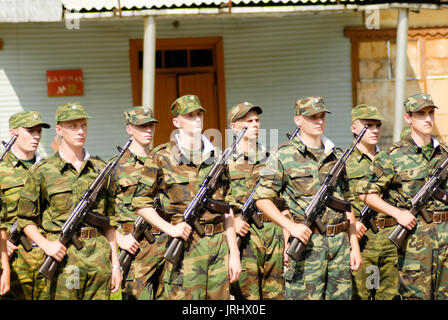 Russian army oath day Stock Photo