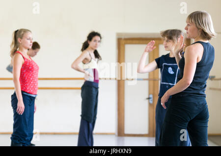 International summer dance school  Stock Photo