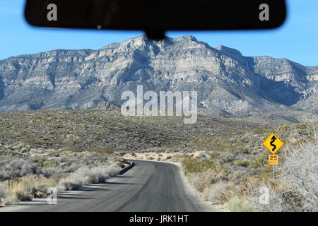 Road in Red Rock Stock Photo