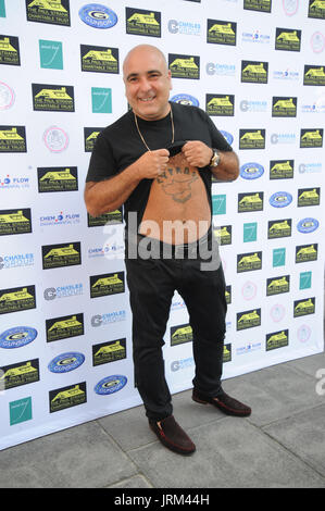 Paul Strank's Summer Party - Arrivals  Featuring: Stavros Flatley Where: London, United Kingdom When: 05 Jul 2017 Credit: WENN.com Stock Photo