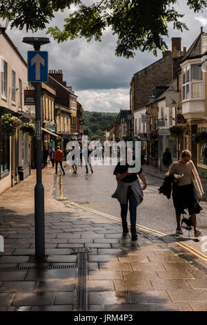 Sherborne is a market town and civil parish in north west Dorset, in South West England. It is sited  on the edge of the Blackmore Vale Stock Photo