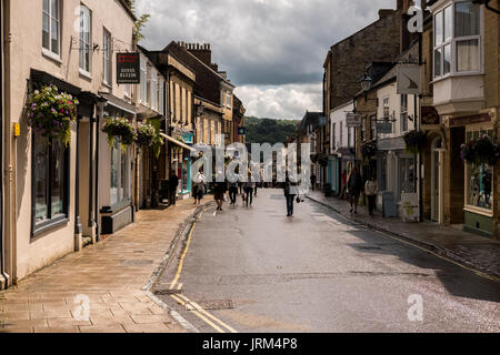 Sherborne is a market town and civil parish in north west Dorset, in South West England. It is sited  on the edge of the Blackmore Vale Stock Photo