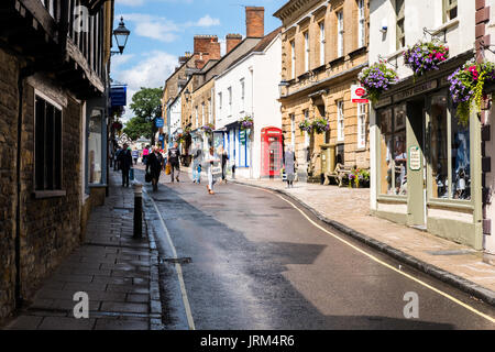 Sherborne is a market town and civil parish in north west Dorset, in South West England. It is sited  on the edge of the Blackmore Vale Stock Photo