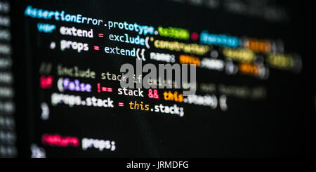 Desktop source code and technology background, Developer or programer with  coding and programming, Wallpaper by Computer language and source code, Com  Stock Photo - Alamy