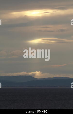 sunset on Moray Firth Stock Photo
