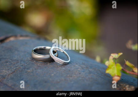 Wedding Rings Stock Photo