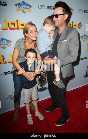 Annie Wersching, Stephen Full, Freddie Wersching Full and Ozzie